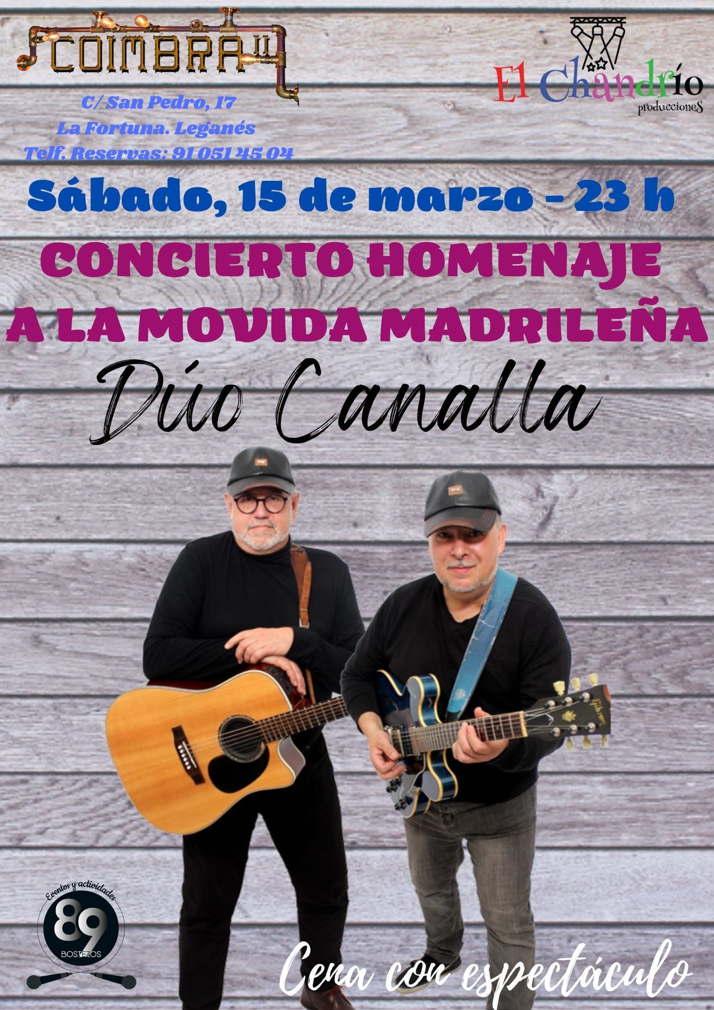 Dúo Canalla: Concierto Homenaje a la Movida Madrileña