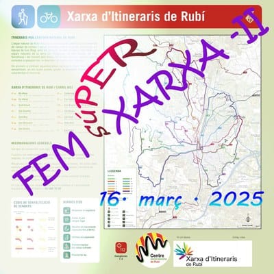 Caminata Fem SúperXARXA: 2ª parte de la Vuelta a Rubí