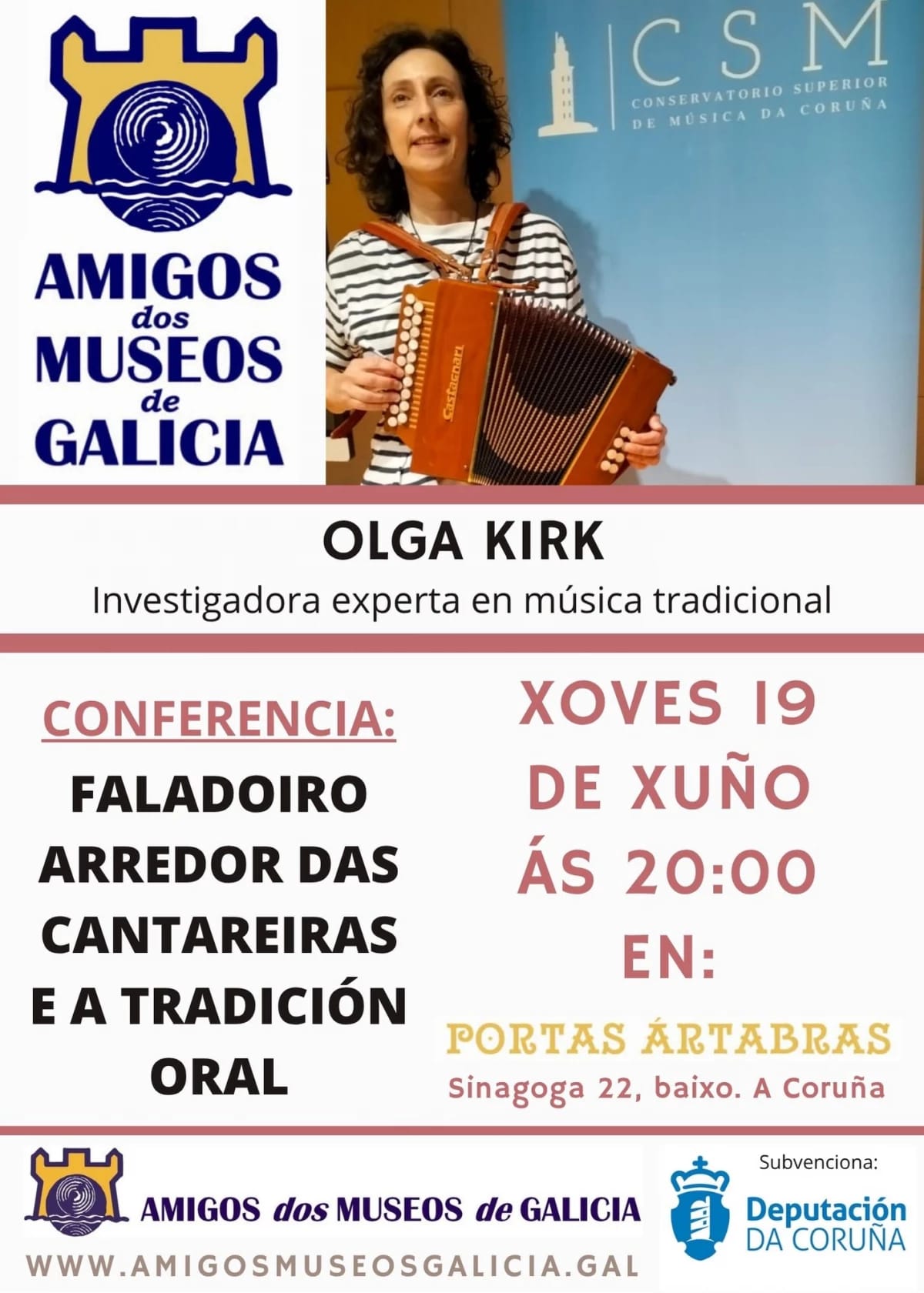 Faladoiro con Olga Kirk sobre as cantareiras e a tradición oral