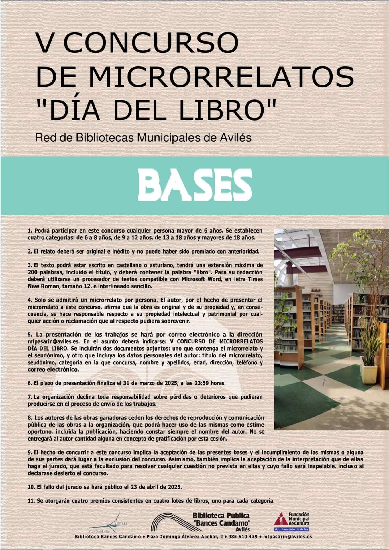 V Concurso de Microrrelatos