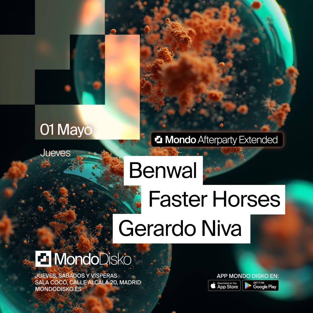 AFTERPARTY: BENWAL / FASTER HORSES / GERARDO NIVA