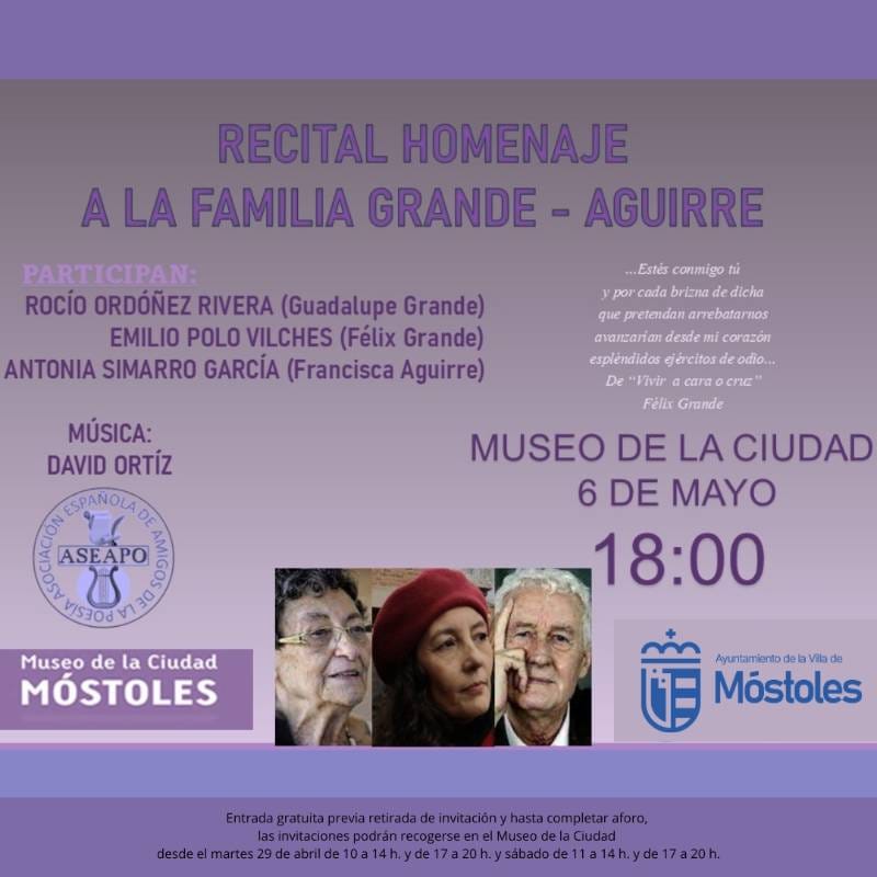 Recital homenaje a la familia Grande - Aguirre