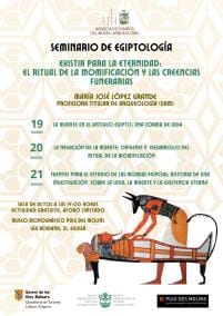 Seminario ‘El arte de la momificación en el antiguo Egipto’