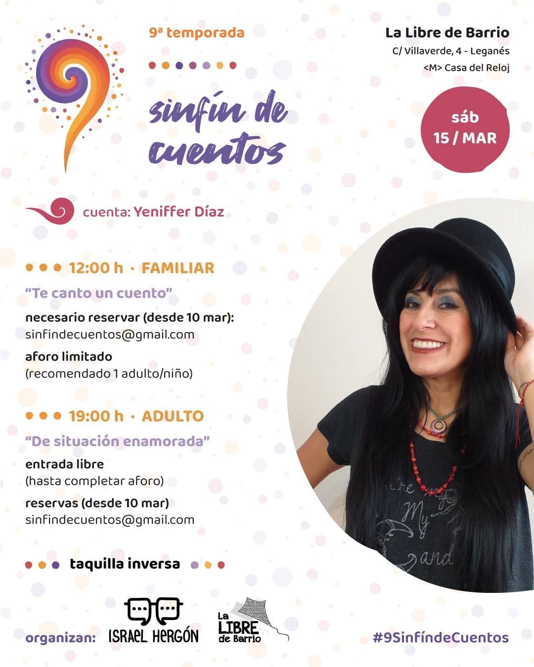 Sinfín de cuentos con Yeniffer Díaz