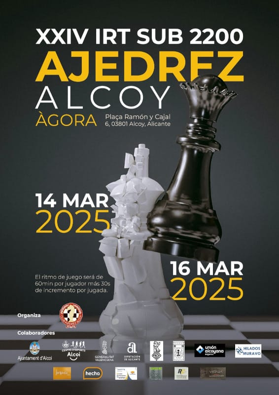 XXIV IRT Sub 2200 de Ajedrez Ciudad de Alcoy