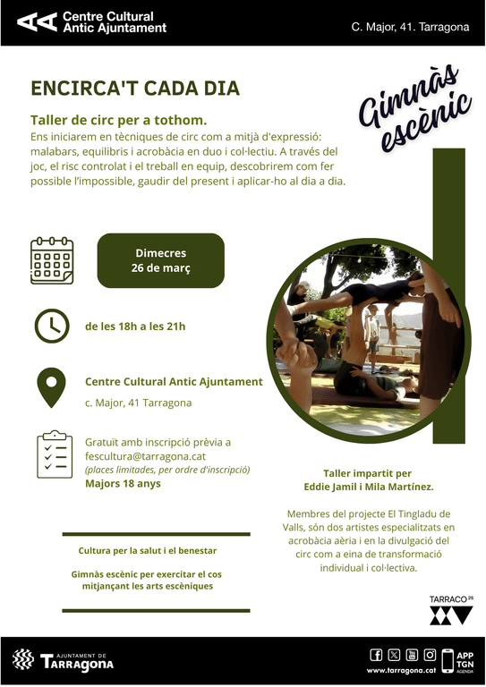 GIMNÀS ESCÈNIC | Encirca’t cada dia