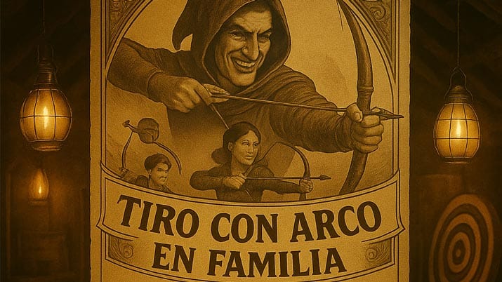 Tiro con arco en familia