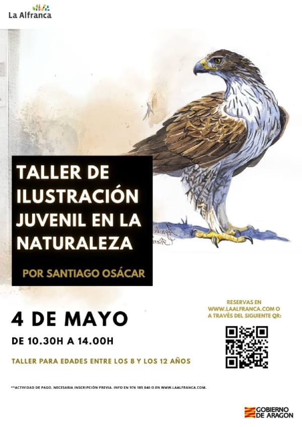 Taller de ilustración infantil y juvenil en la naturaleza por Santiago Osácar