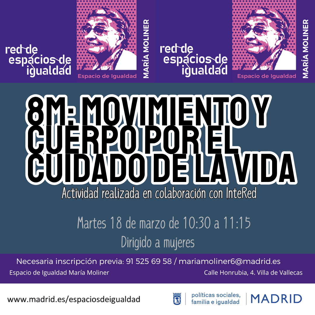 Movimiento y cuerpo por el cuidado de la vida. 8M