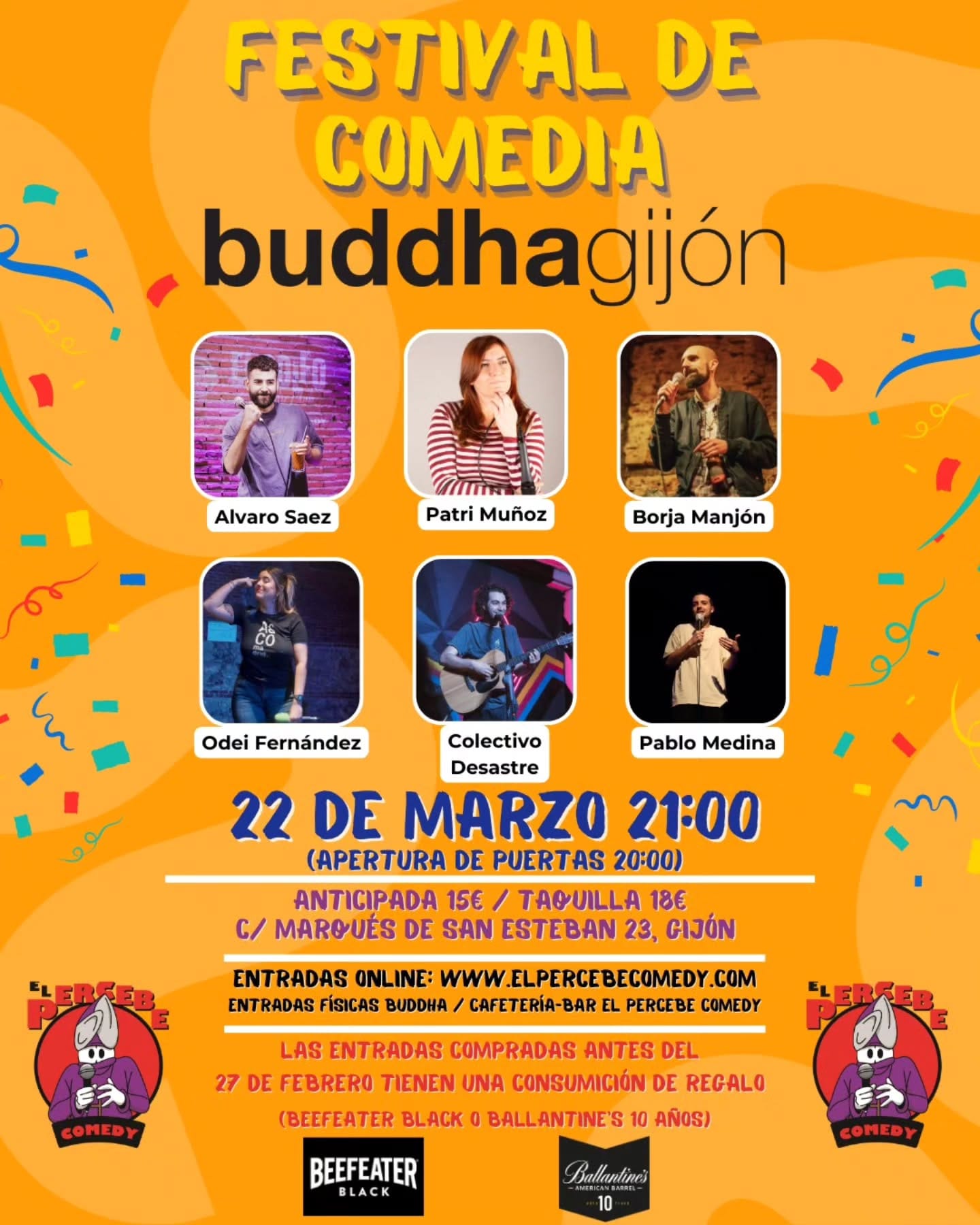 Festival de Comedia en Buddha Gijón