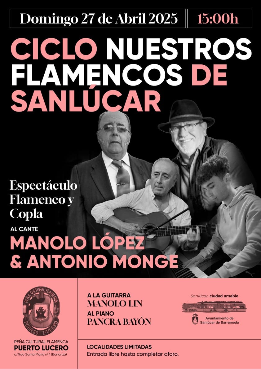 Ciclo Nuestros Flamencos de Sanlúcar en la peña Puerto Lucero