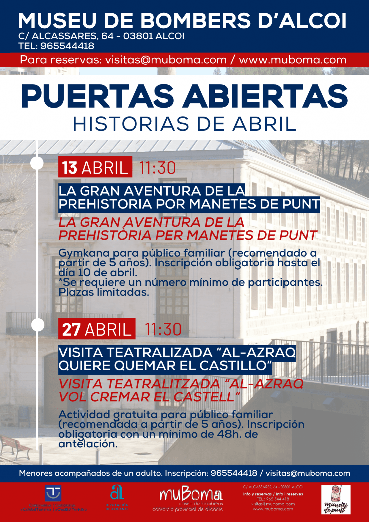 Puertas abiertas MuBoma: Historias de Abril