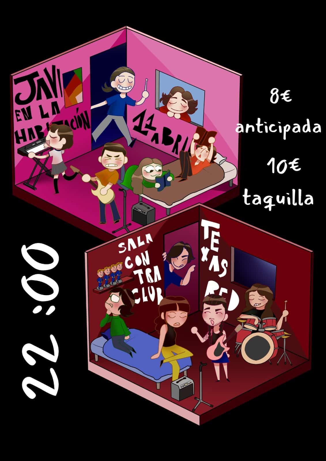 TEXAS RED + JAVI EN LA HABITACION