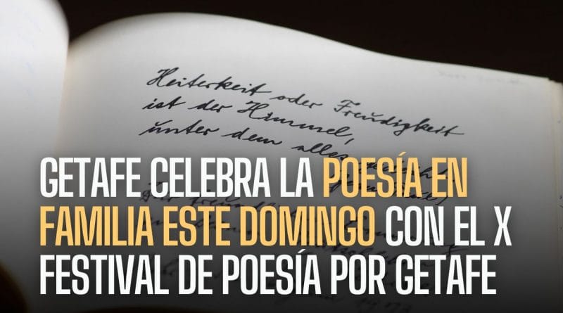 Entrega del premio de la V edición del concurso de micropoemas “De Poesía por Getafe”