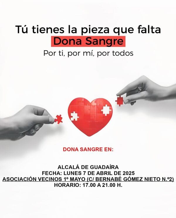 Campaña de donación de sangre en Alcalá