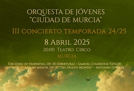 III CONCIERTO TEMPORADA 24-25. CONCIERTO ORQUESTA DE JÓVENES CIUDAD DE MURCIA