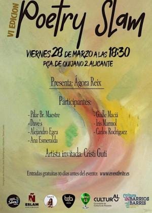 Poetry Slam Alicante VI (ESCENA D´´ ACÍ) Torneo poético_ÁGORA REIX