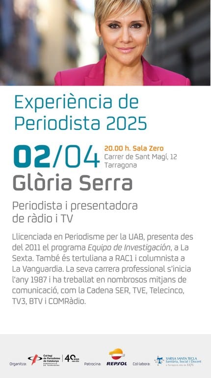 L'Experiència de Periodista, Glòria Serra