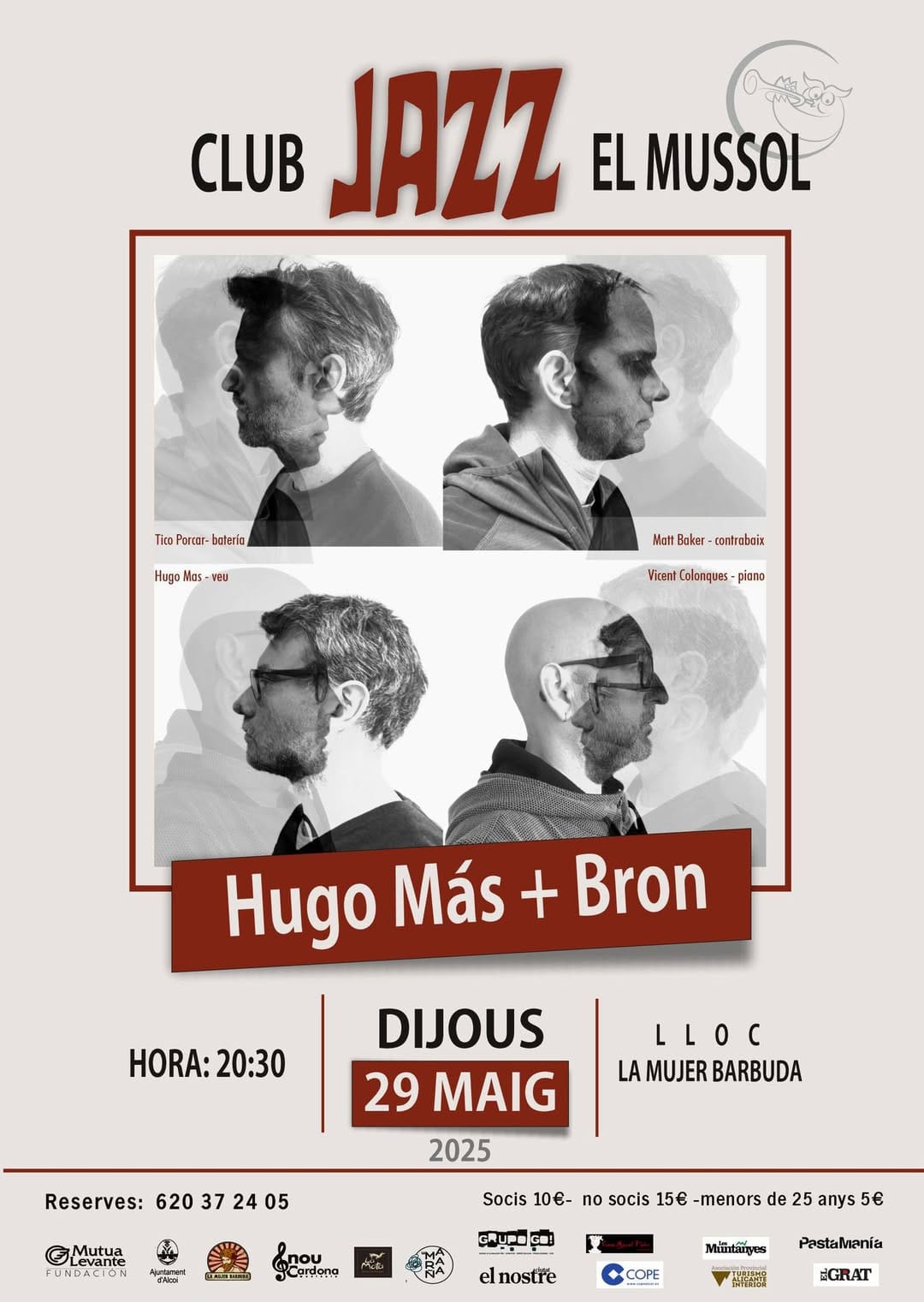Concierto: «Hugo Más + Bron»