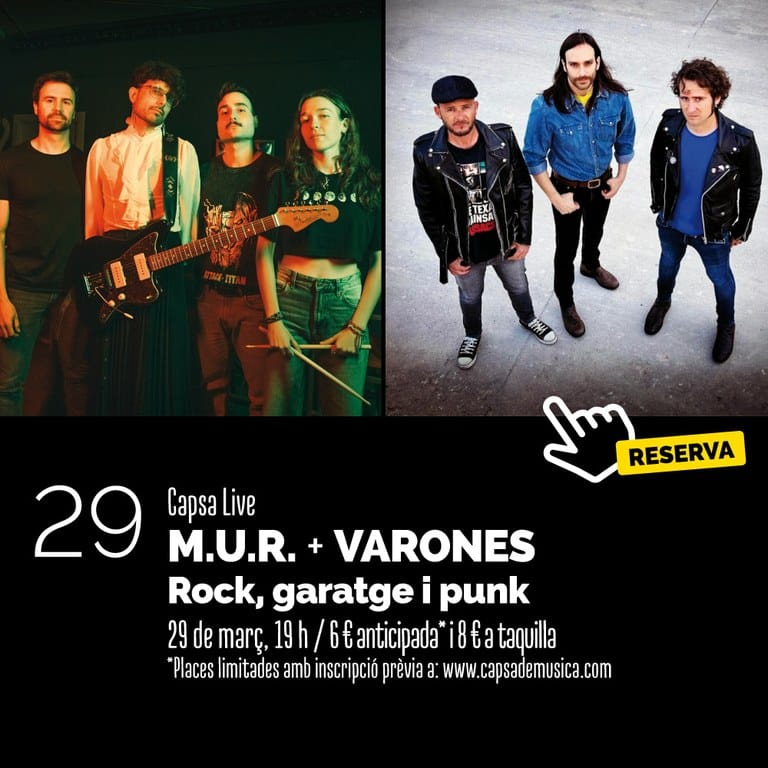 CAPSA LIVE M.U.R. + VARONES