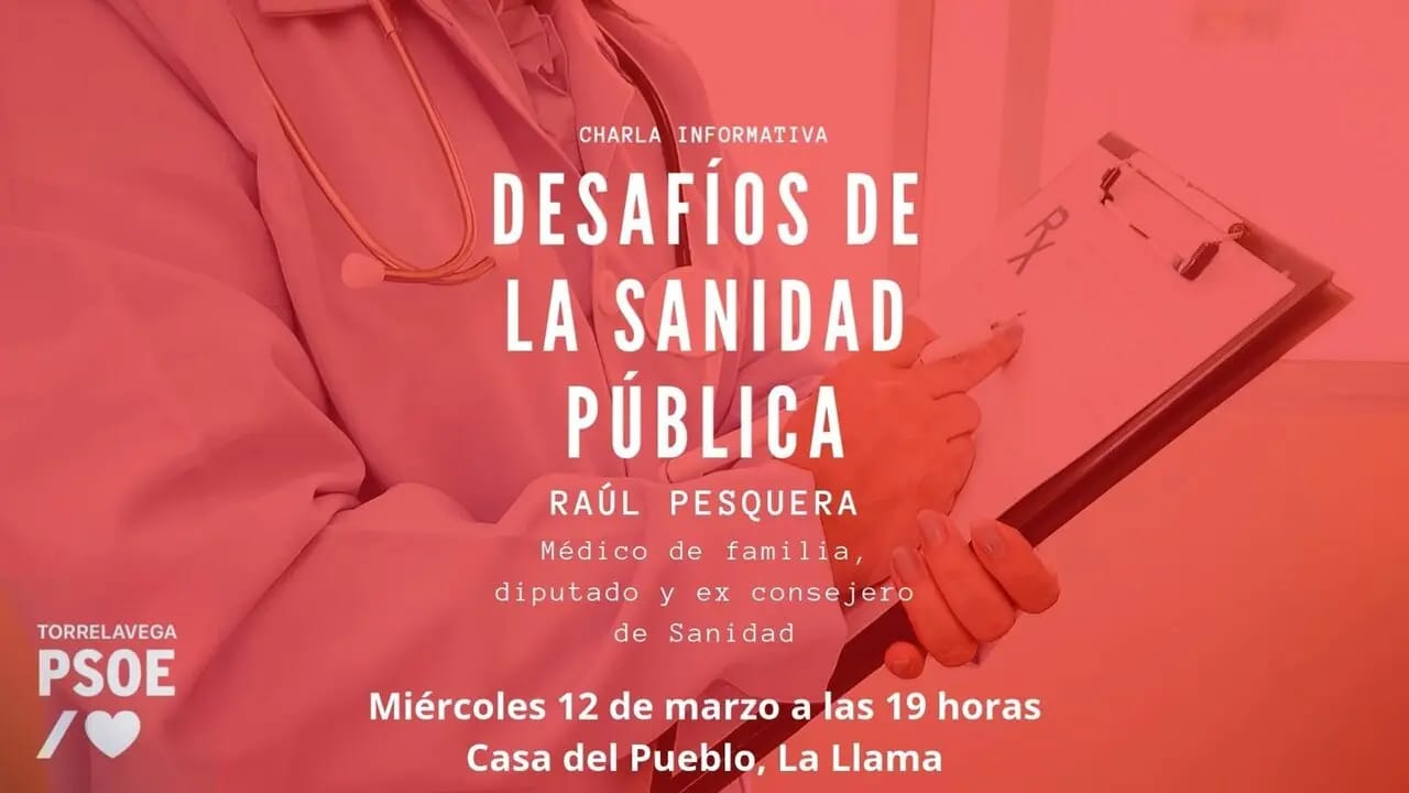 Charla sobre los desafíos de la sanidad pública