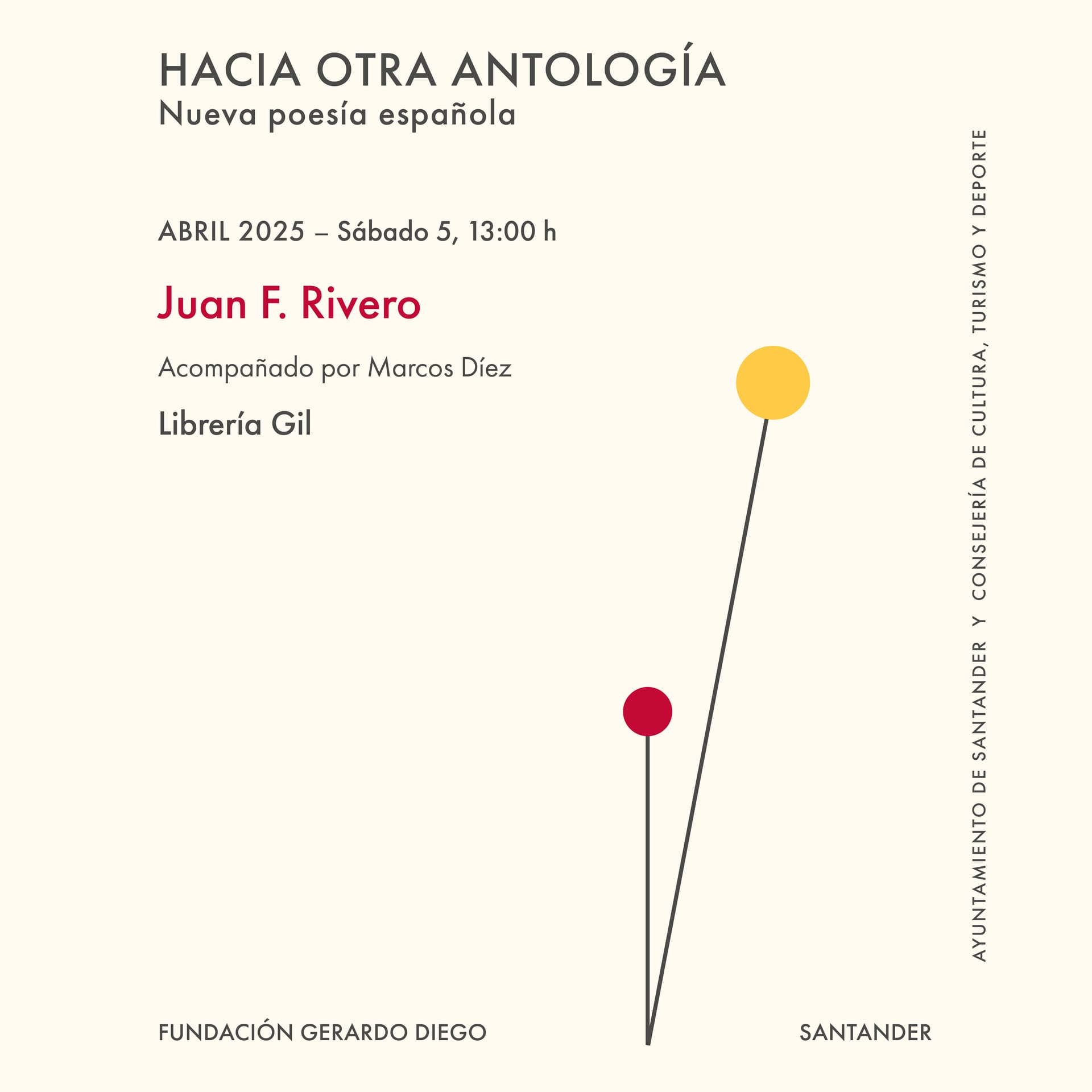 Hacia Otra Antología: Juan F. Rivero, acompañado por Marcos Díez