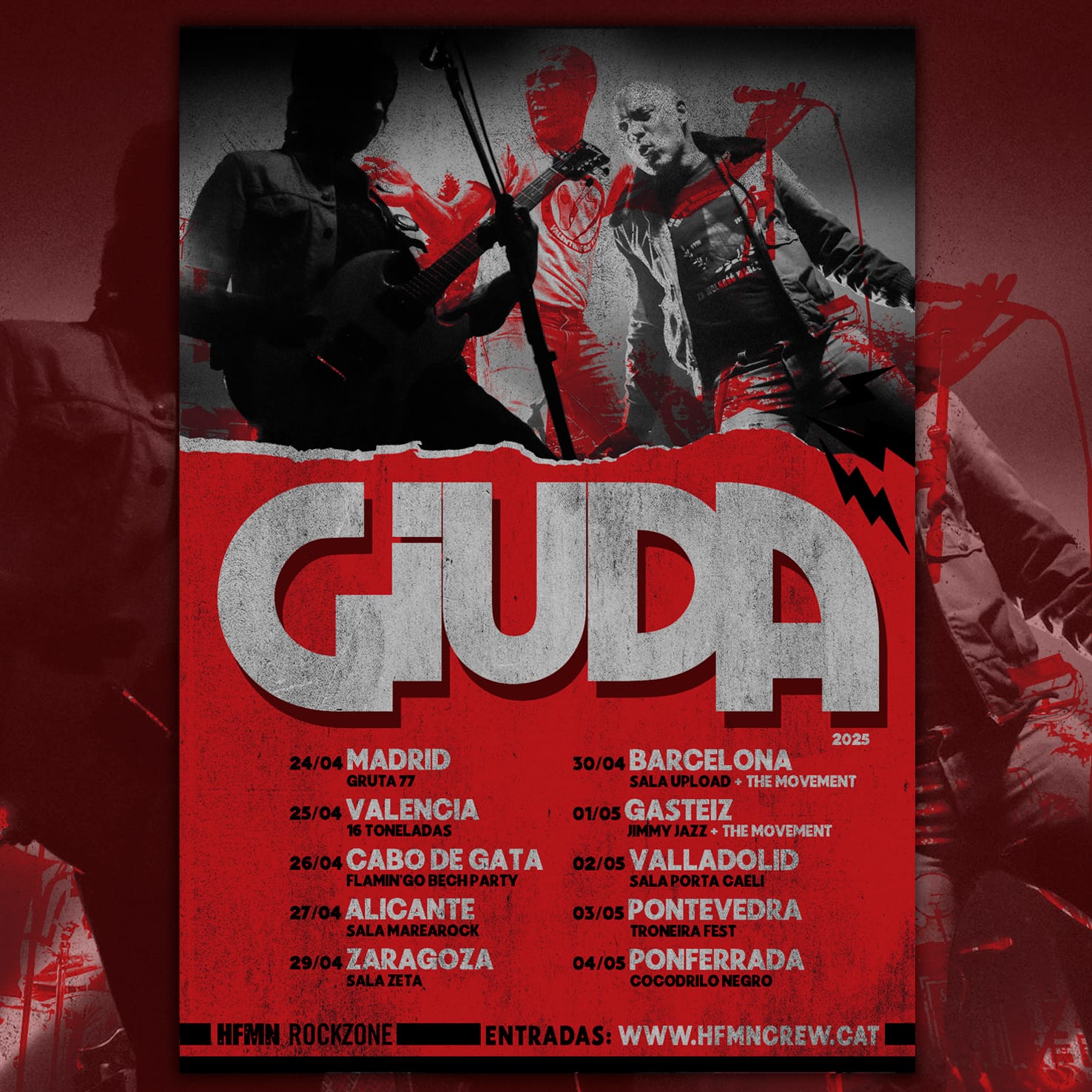 Giuda + Los Monstruos De Frankenstein @ Alicante