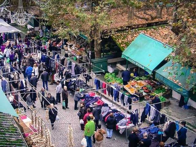 Feria ordinaria en el entorno de la Praza de Abastos y en el Campo de la Feria