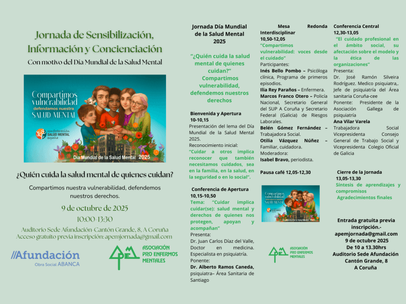Jornada por el Día Mundial de la Salud Mental