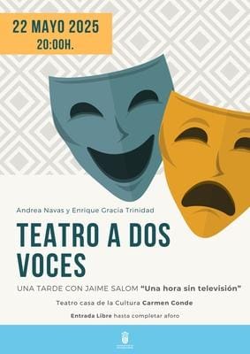 Teatro a dos voces. Una tarde con Jaime Salom (Una hora sin televisión)