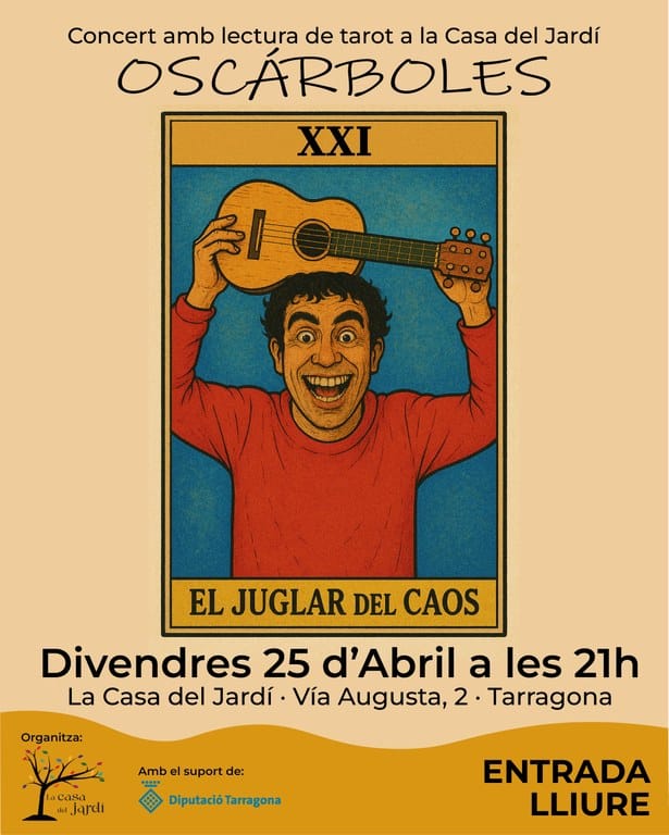 Oscárboles en concert amb tarot