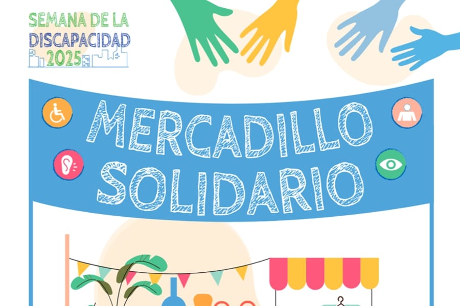 Mercadillo Solidario con juegos y talleres