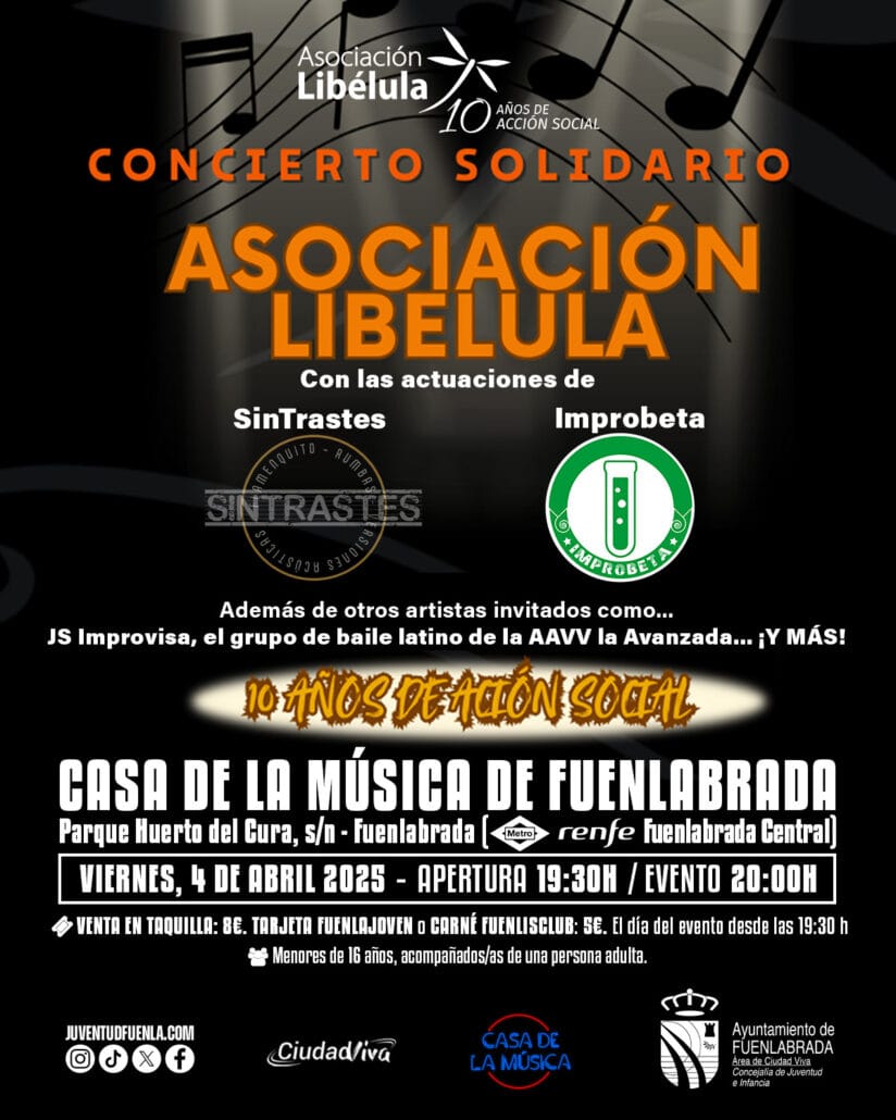 Evento solidario "Asociación Libélula"