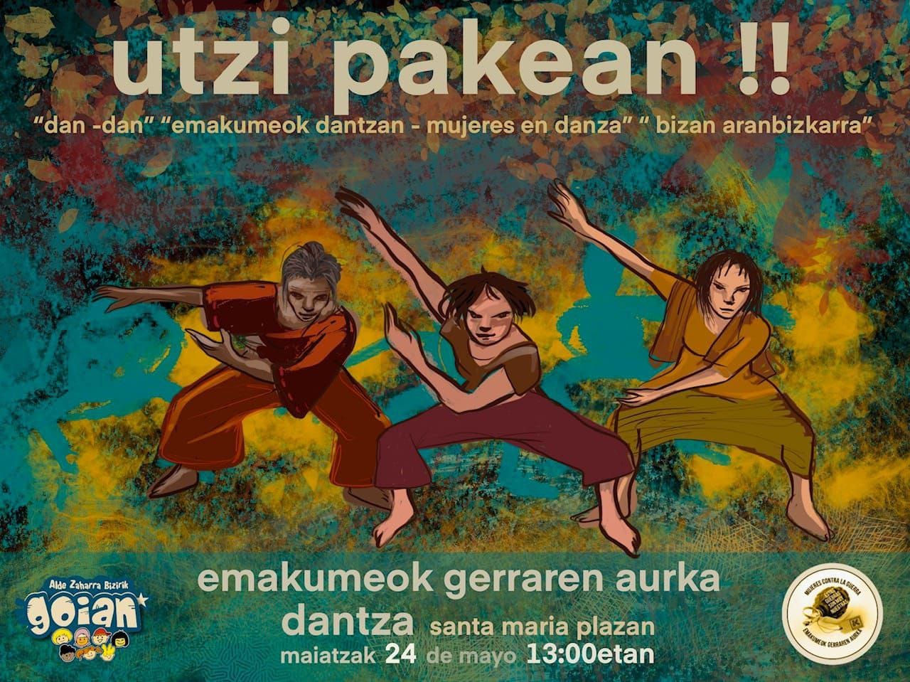 Feministok gerrari planto! DANTZA EKITALDIA