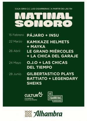 Matinal sonoro Alhambra en Las Cigarreras