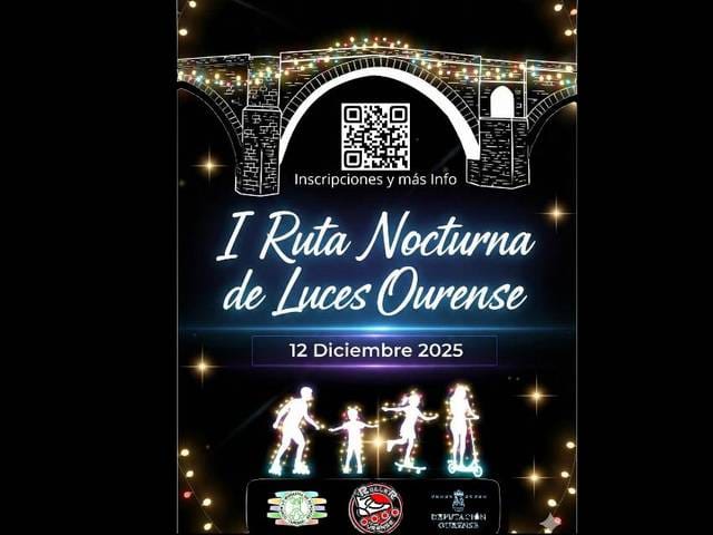 Ruta nocturna luces de Ourense