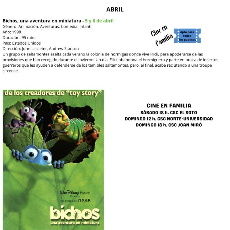Bichos, una aventura en miniatura