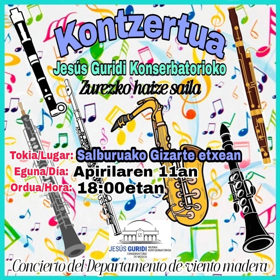 Concierto del Departamento de Viento Madera