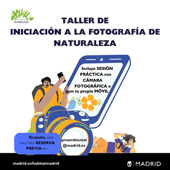 Taller de iniciación a la fotografía de naturaleza