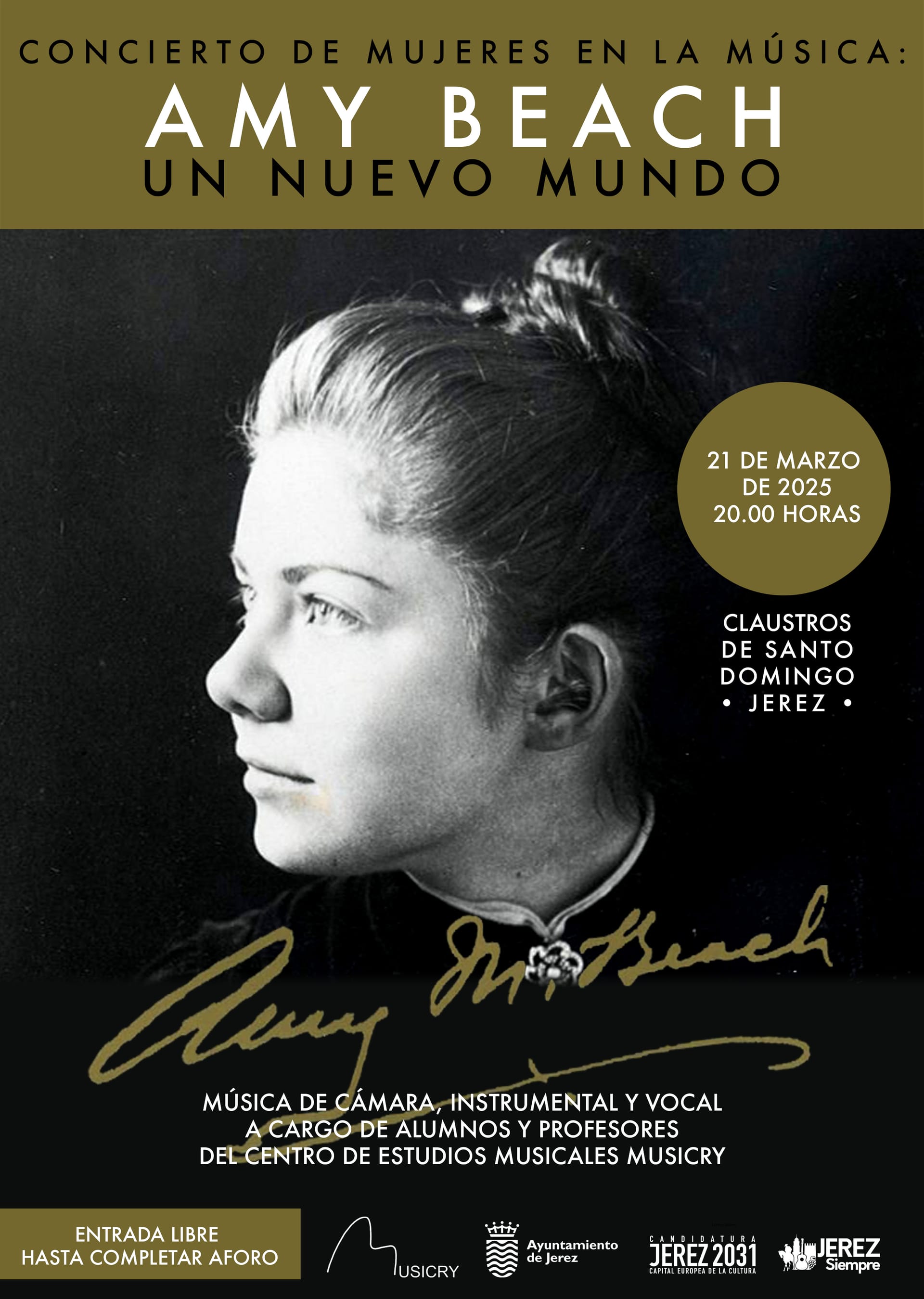 Concierto de Mujeres en la Música. Amy Beach. Un nuevo mundo