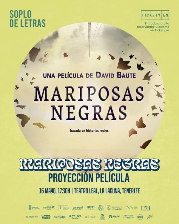 Soplo de Letras Mariposas negras