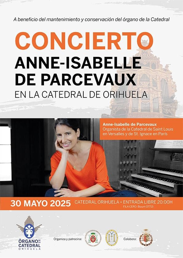 Concierto de la organista Anne-Isabelle De Parcevaux