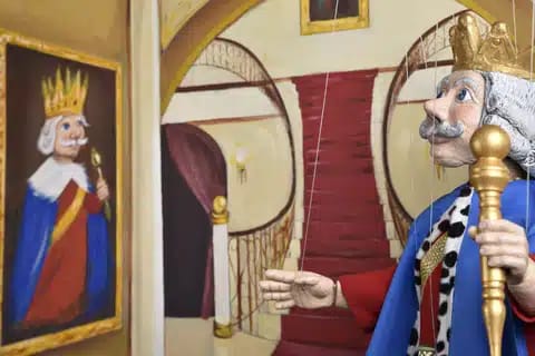 Ángeles de Trapo. Carruaje de los sueños de Andersen