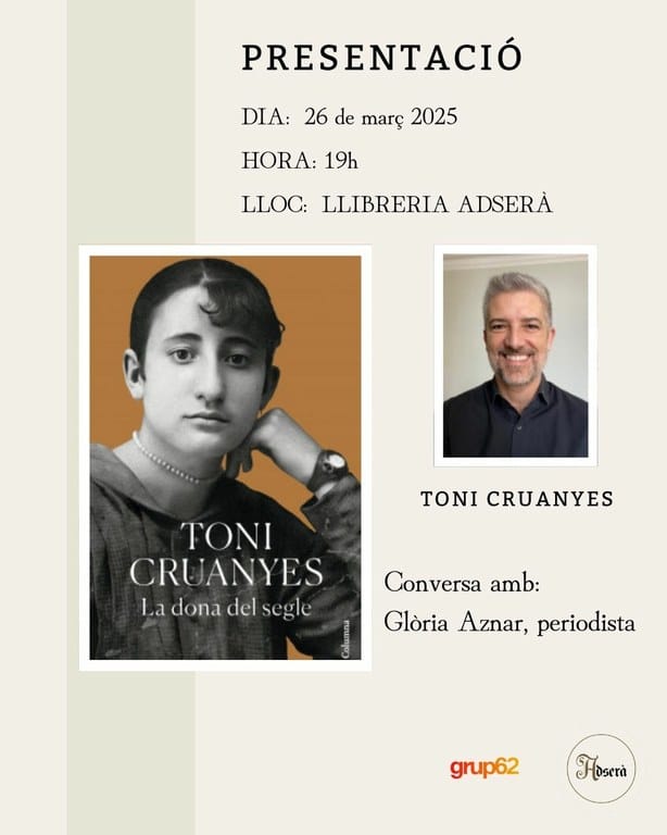 Presentación del libro "La dona del segle" de Toni Cruanyes