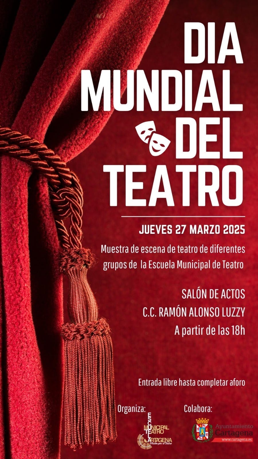 Día Mundial del Teatro: Programa de Actividades 2025