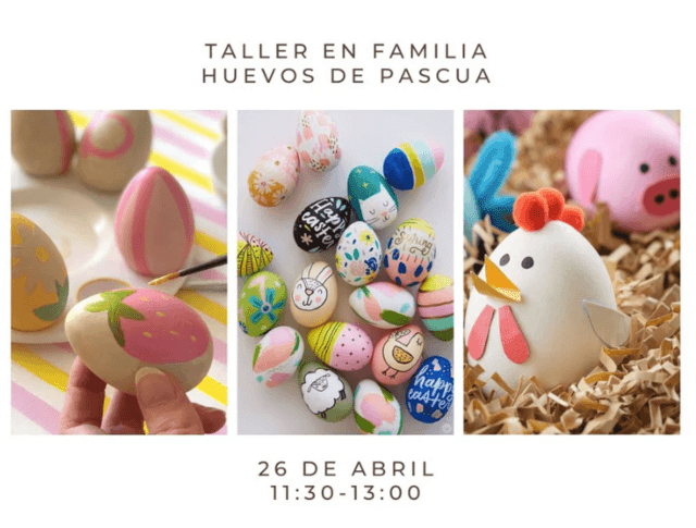 Taller en familia Huevos de Pascua