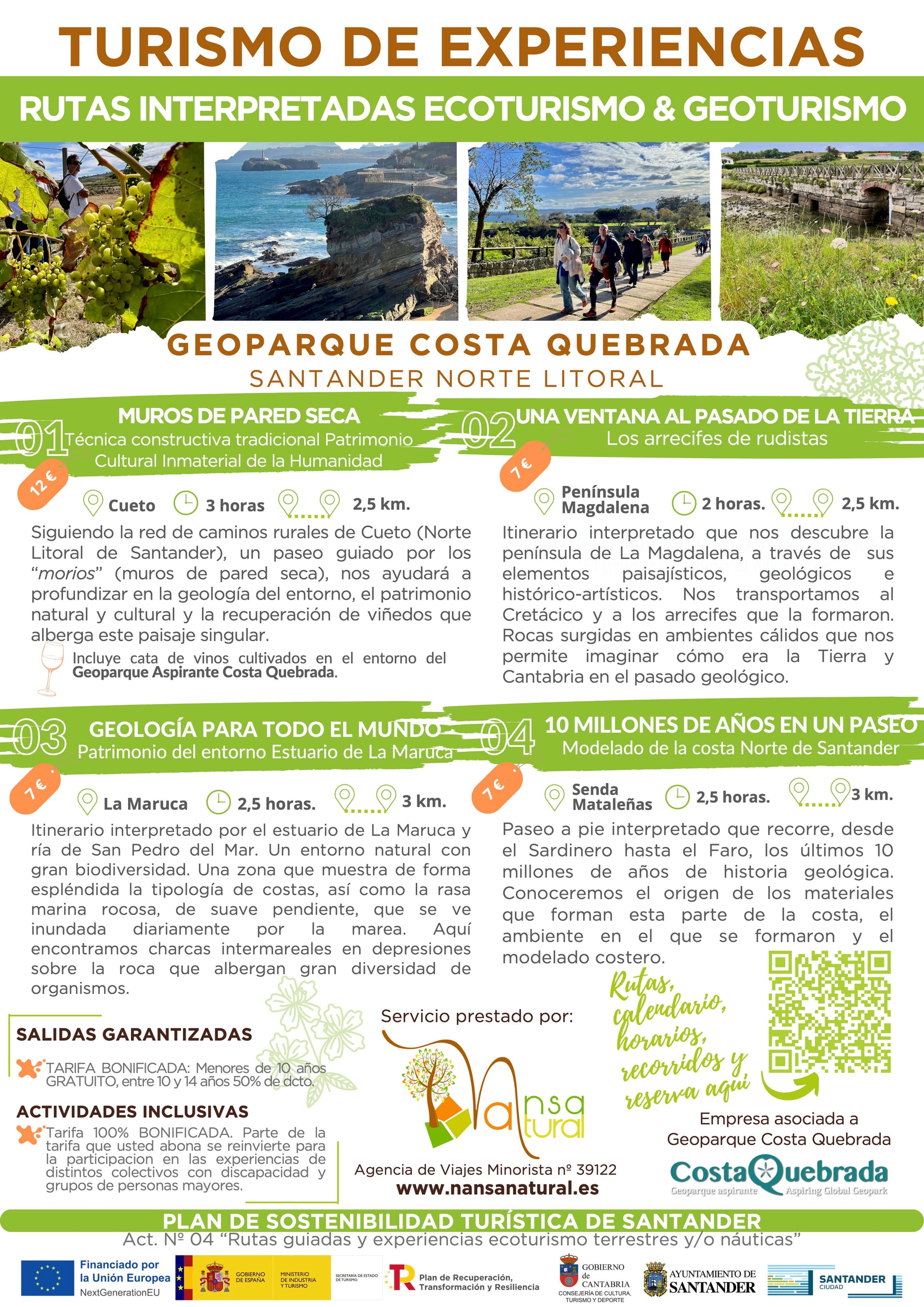 Ruta interpretada: "10 millones de años en un paseo"