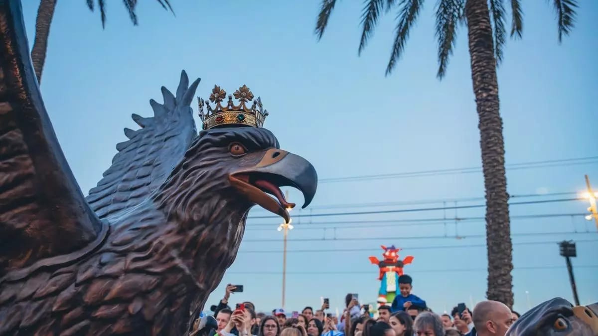 Espectáculo con 500 drones