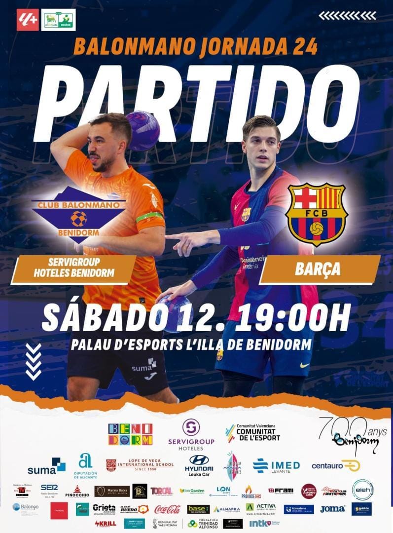 BALONMANO LIGA ASOBAL BM Servigroup Benidorm-Barça