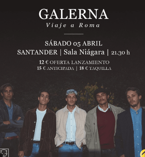 Galerna presenta en directo Viaje a Roma